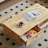 Solid wood minimalist style coffee table