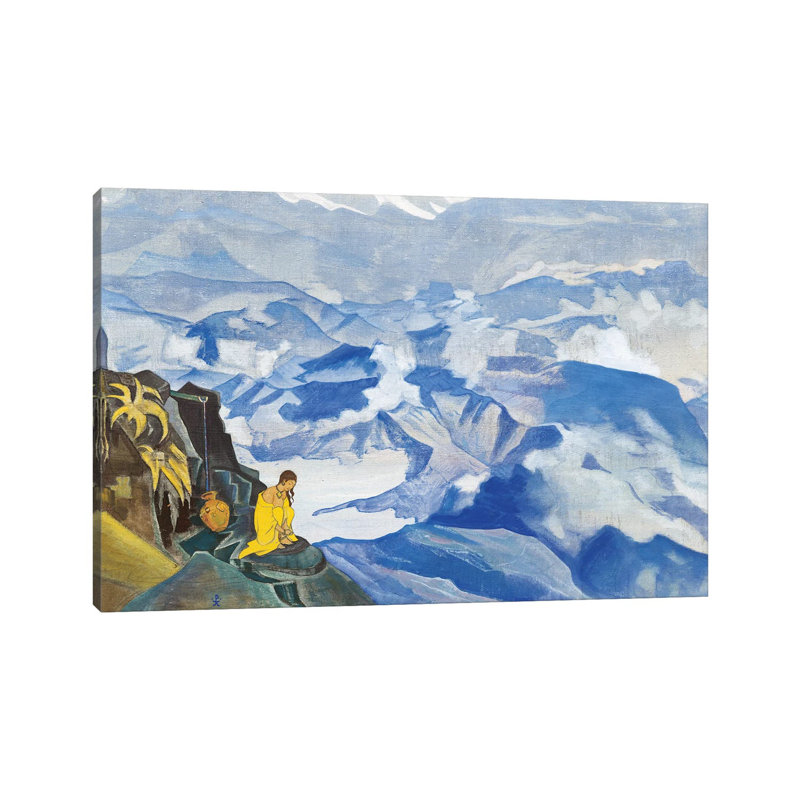 Drops Of Life, 'Sikkim' Series, 1924 1 Piece Wrapped Canvas Wall Art, 101.6 cm H x 66.04 cm W x 1.91 cm D