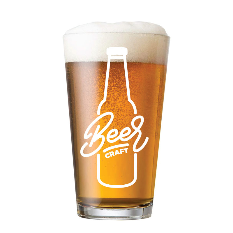 Voshell 16oz. Handmade Pint Glass Set