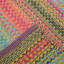 Saffron Geometric Cotton Hand Woven Area Rug-22899202