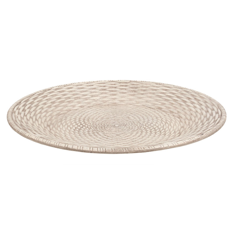 Bokchito Decorative Plate 1, White