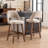 Mid-Century Modern Armless Upholstered Counter Stool-1760559297