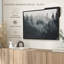 Impression sur toile Misty Forest Mountain-100690195