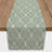 Iryna Geo Leaf Pattern On Gray 5 Table Runner-65903632