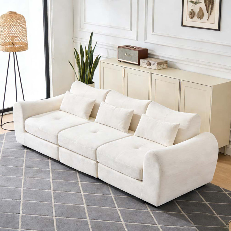 Canapé modulaire Cloud, White