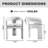 Upholstered Accent Chair, No Assembly Required（Set of 2）-1940139516