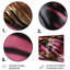 Zèbre rose et noir fractal II - impression abstraite d'art mural en métal-2081885059