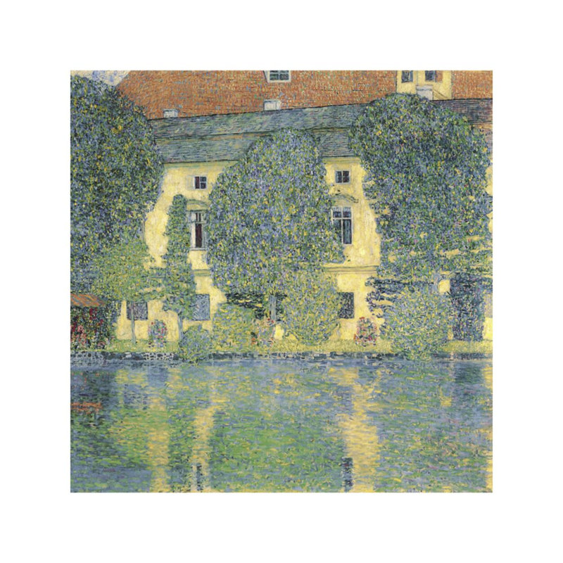 «The Schloss Kammer on the Attersee III» par Gustav Klimt - Estampe numérique, H 32 po x l 40 po