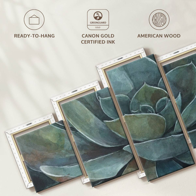 Harnek Rustic Succulent, 42" H x 92" W