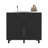 Utility Sink Cabinet, Burwood, Black, Width X 39.3