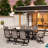 Falbo Rectangular 8 - Person Outdoor Dining Set