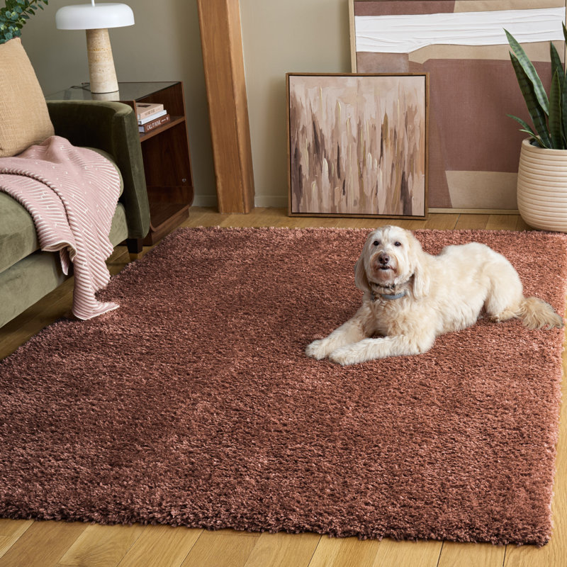 Tapis de couleur unie à poils longs Atlantis 100 Performance, Rectangle 5 pi 3 po x 7 pi 6 po