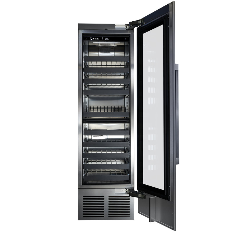 86 Bottle Dual Zone Built-in Wine Refrigerator, Right Handed