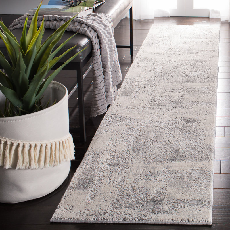 Tapis abstrait Keyra Performance, Tapis de couloir 2 pi x 8 pi