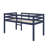 Twin Loft Bed With Guardrails And Ladder-721587309