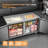 Coolski 60 in. 17.6 cu. ft. Commercial Auto / Cycle Defrost Undercounter Upright Freezer in Stainless Steel