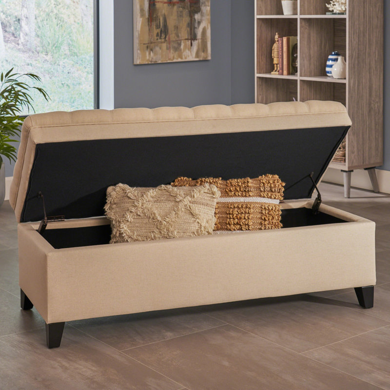 Banc de rangement avec repose-pieds Modern