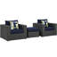 Ensemble modulaire d'extérieur Sunway 3 pièces Modway-31483460