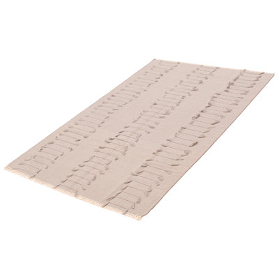 Tapis unique gris de 5 pi x 8 pi Marrakech