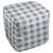 Silver/Nautical Blue/White Polyester Blend