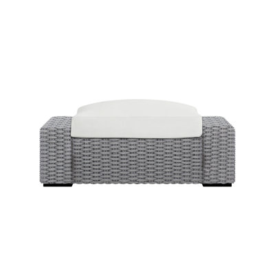 Capri Outdoor Ottoman with Cushion