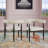 Gaidos Black Finish Metal Ivory White Boucle Dining Chair (Set Of 2)