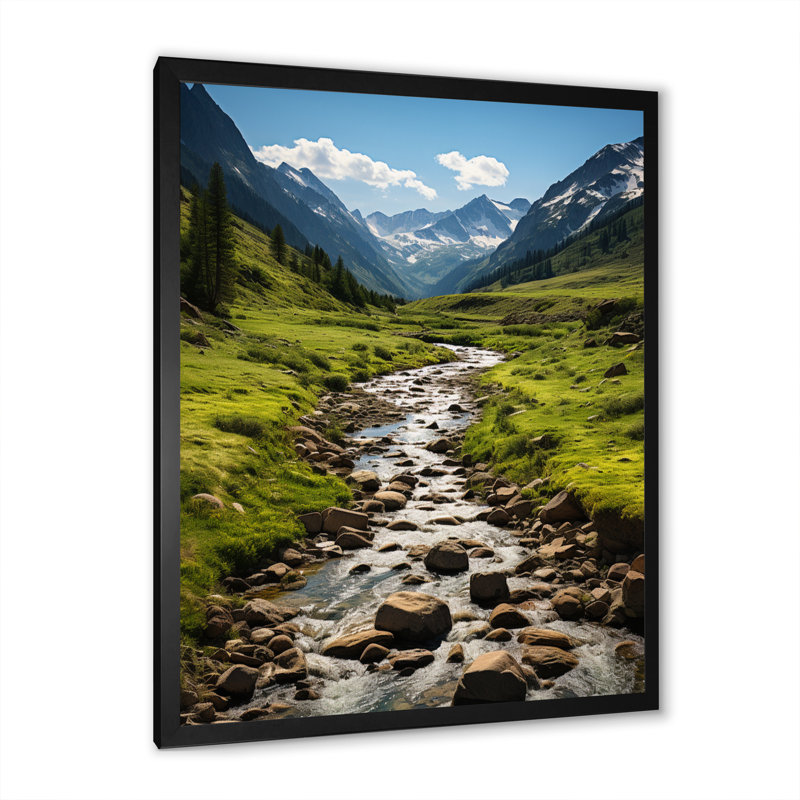 «Bailem Colorado Landscape II», reproduction sur toile, H 44 po x l 34 po x P 1,5 po, Cadre photo noir