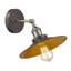 Applique murale en bronze frotté style industriel 1 lumière Chloe Lighting Butler 9 po de large