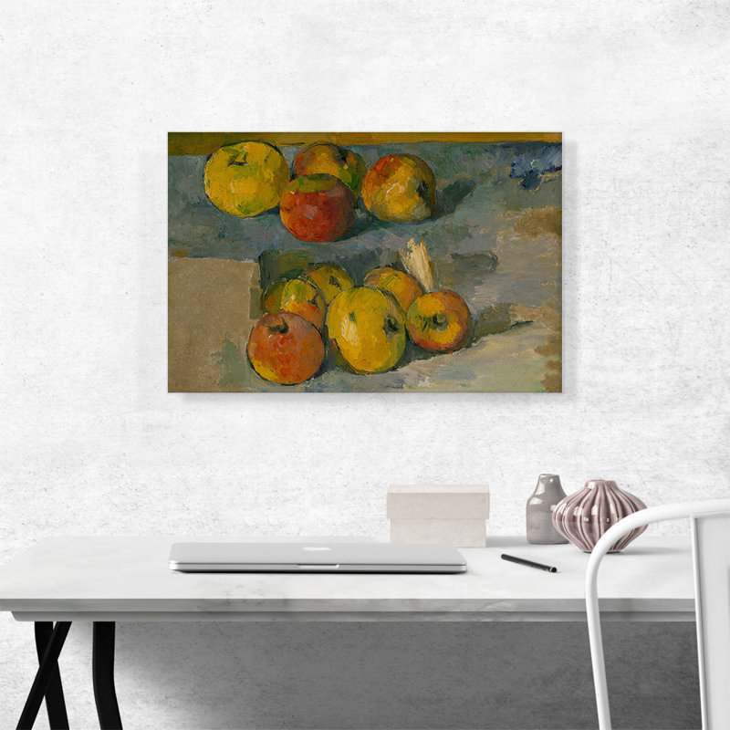 Pommes - 1878 - impression, H 18 po x l 26 po x P 0,75 po