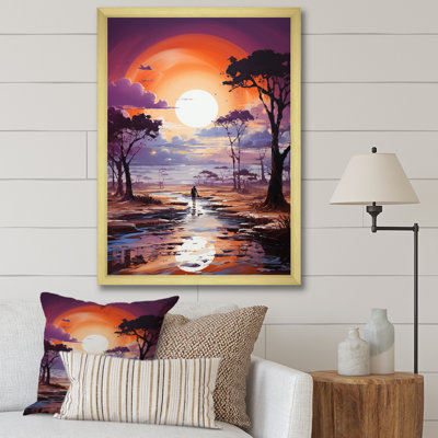 "Paysage abstrait jaune avec espace chromatique I"