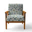 Fauteuil d'appoint rembourré Teal-156521199