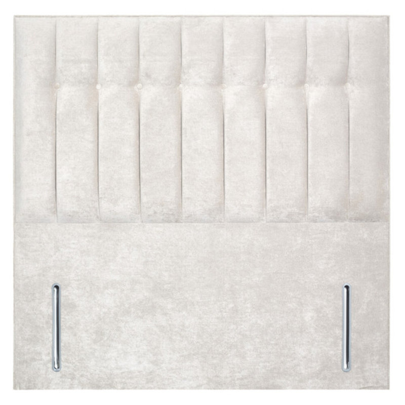 Robbins Upholstered Headboard, Kensington, Pearl, Double (4'6)