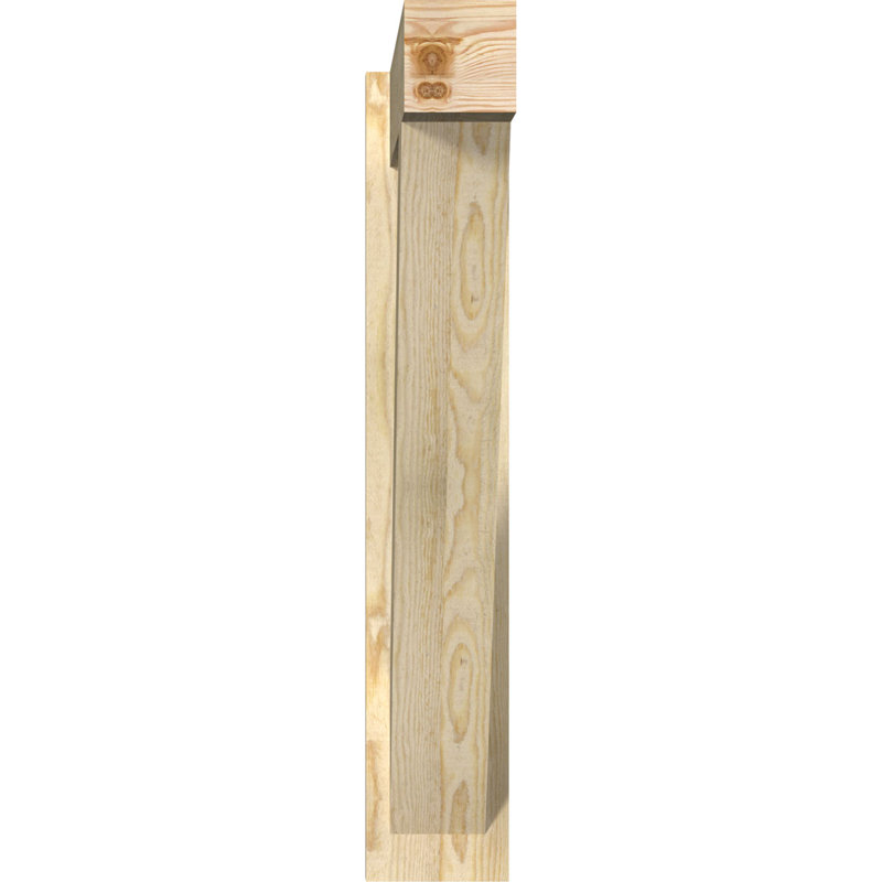 Pavé traditionnel traditionnel, P 28 po x H 34 po, Sapin Douglas de 8 po (sciage brut)