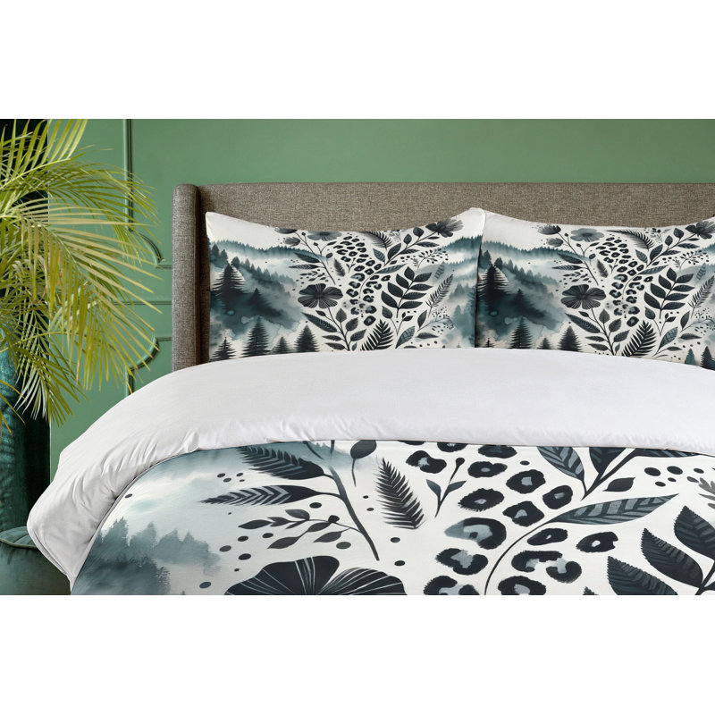 Nature Art Duvet Cover, Queen Duvet Cover + 2 Standard Shams