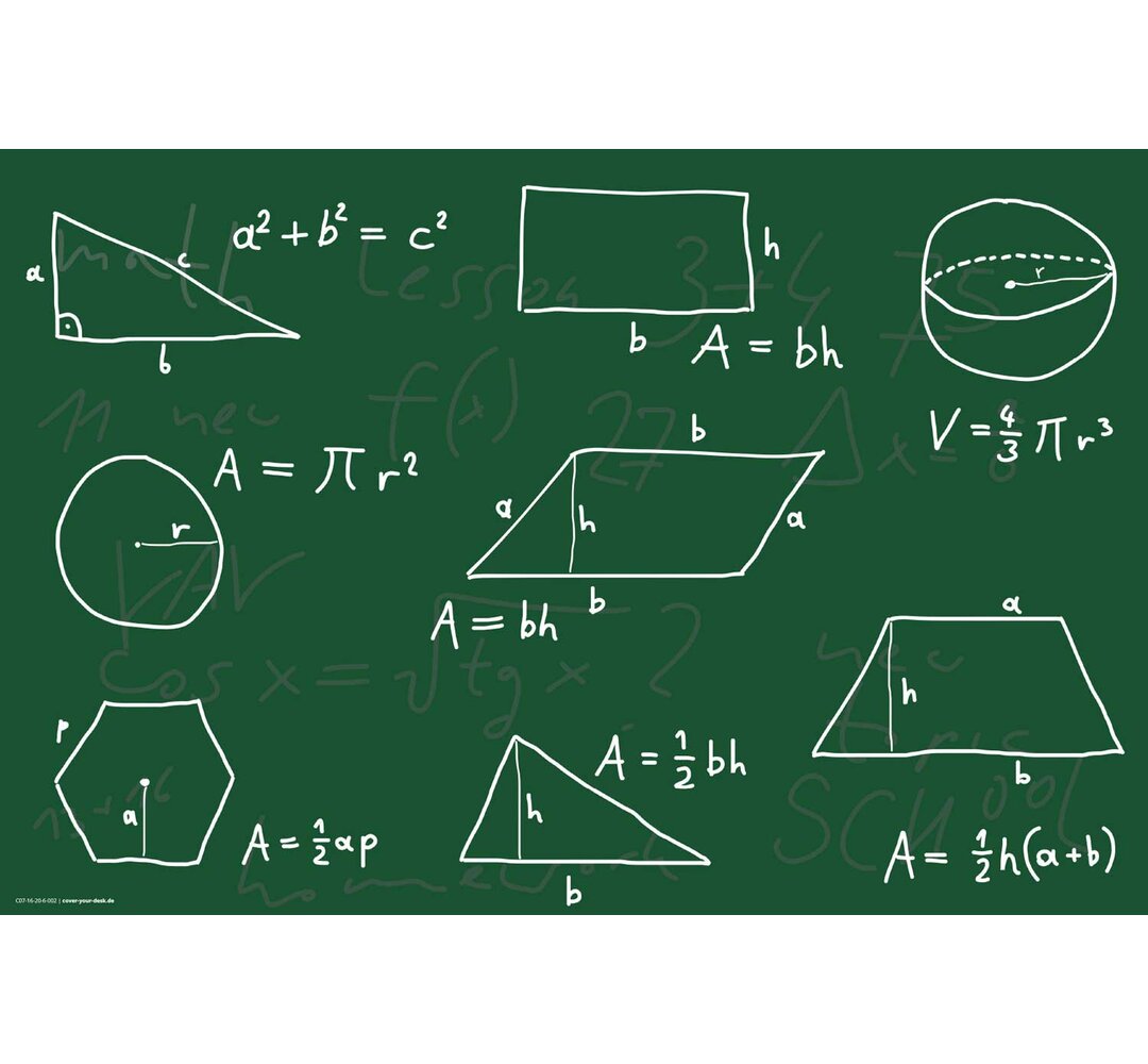 Schreibtischunterlage Mathematics