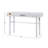 Metal Vanity Desk With One Drawer, White-260748607