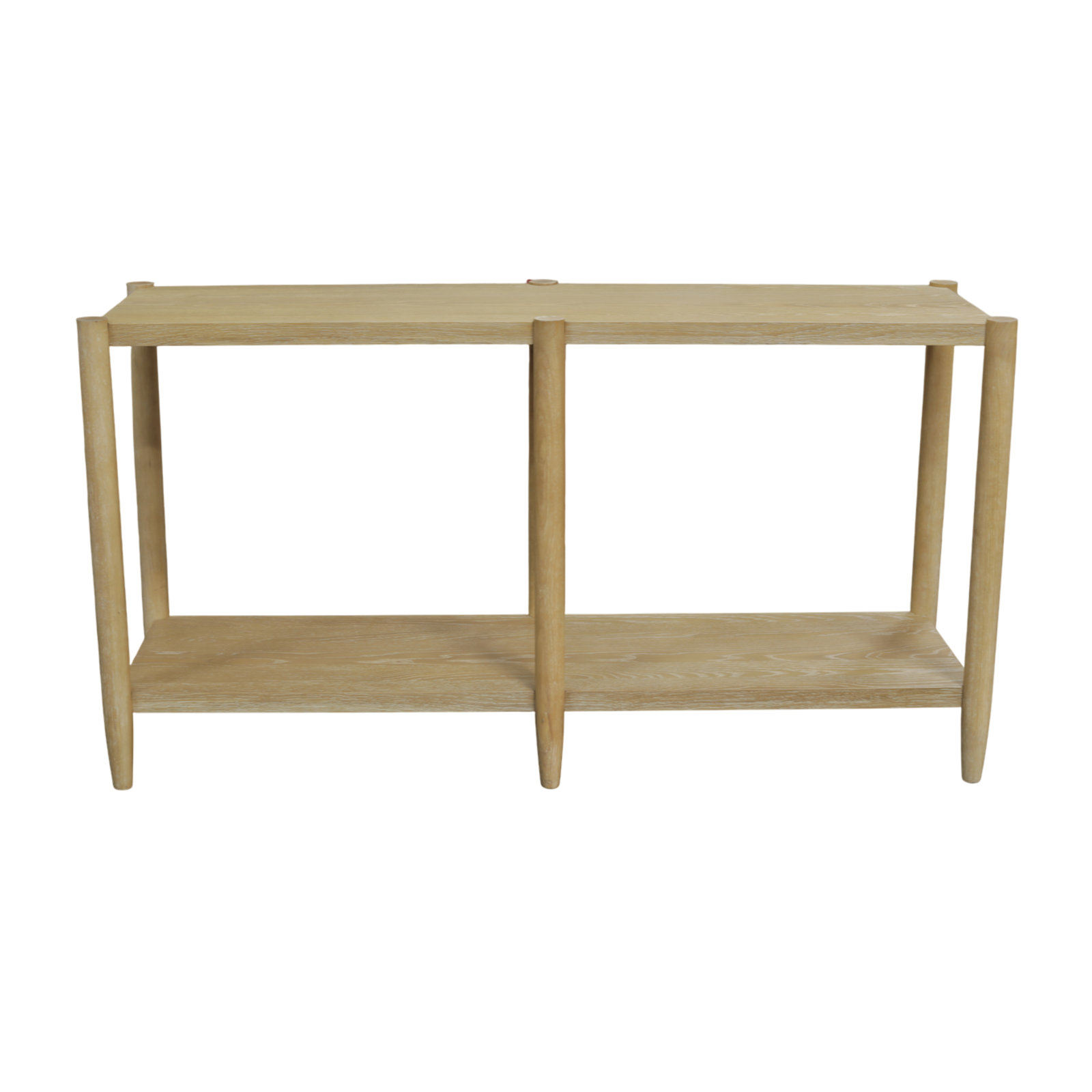 Reece 60" Console Table, Natural Wood