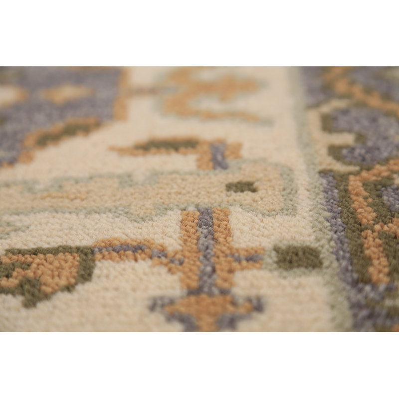Tapis de couloir indien fait à la main 3 x 8 po