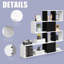 Catinia 109cm H x 120cm W Ladder Bookcase-689334223