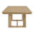 Brown Trestle Table With Leaf
