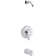 Kohler July Rite-Temp Bath and Shower Valve Trim with Lever Handle and Npt Spout, Less Showerhead