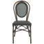 Chaise d’appoint à dossier windsor en noir Sylvester