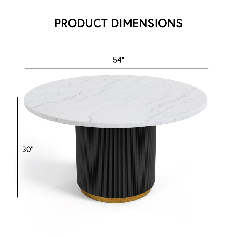 Kirtin 5-Piece Round Dining Table Set
