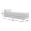  Lit de jour convertible Kaylena - Lit escamotable à compression avec matelas et oreillers en mousse viscoélastique-20411906