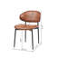 Chaise d'appoint rembourrée (ensemble de 2)-341425396