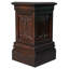 Canterbury Abbey Square Pedestal Mahogany Plant Stand-62275938