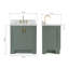 ARIEL TAYLOR 31 IN RECTANGLE SINK VANITY-2142539997-2139050998