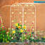 Barrière de jardin, treillis de jardin en métal antirouille pour plantes grimpantes-116793947
