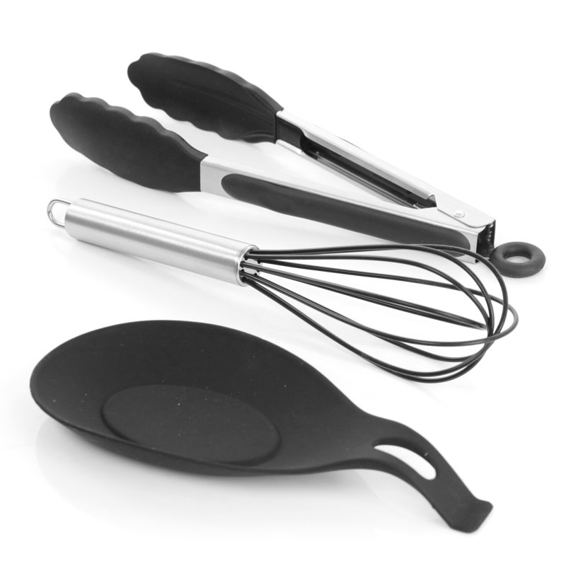 Mega Chef Balloon Whisk, Black