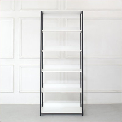 Walk-In Closet Systems | 96 in. W 3-Tower 7-Shelf Modular Freestanding | White | Wood &amp; Metal